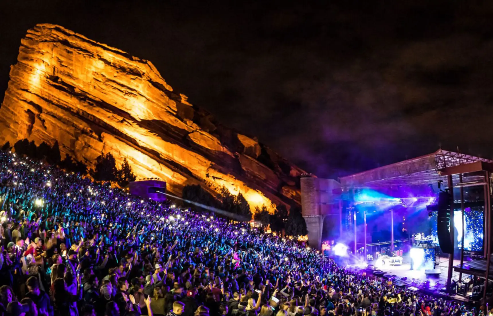 Red Rocks concert transportation